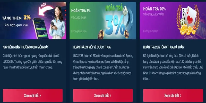 Thưởng nạp lại bk8za